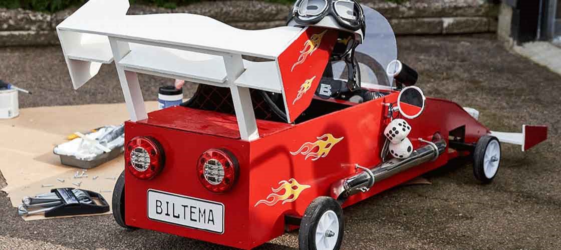 Build the most beautiful soapbox car with Biltema!