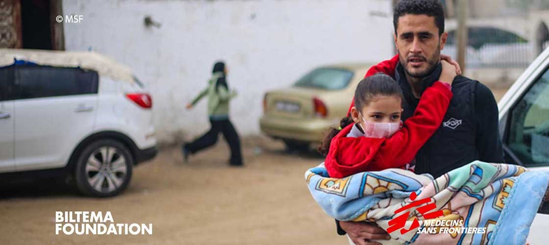 Biltema Foundation donates 2.5 million SEK to Doctors Without Borders/MSF´ humanitarian work in Gaza