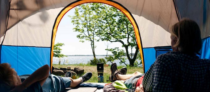 Tent camping